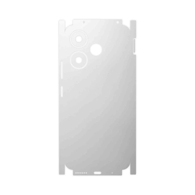 برچسب پوششی ماهوت مدل Matte-White-FullSkin مناسب برای گوشی موبایل شیائومی Redmi 13