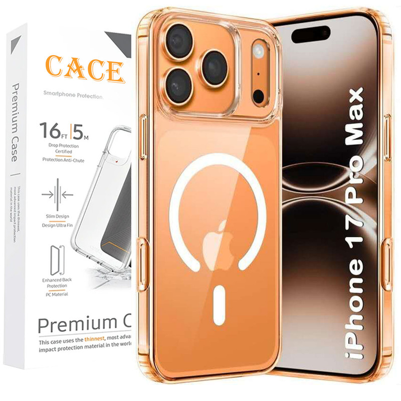 کاور کیس مدل Magsafe3-17PROMAX طرح مگ سیف مناسب برای گوشی موبایل اپل Iphone 17 Promax