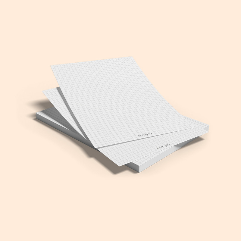 كاغذ شطرنجي A4 کارنیکا طرح graph بسته 50 عددي