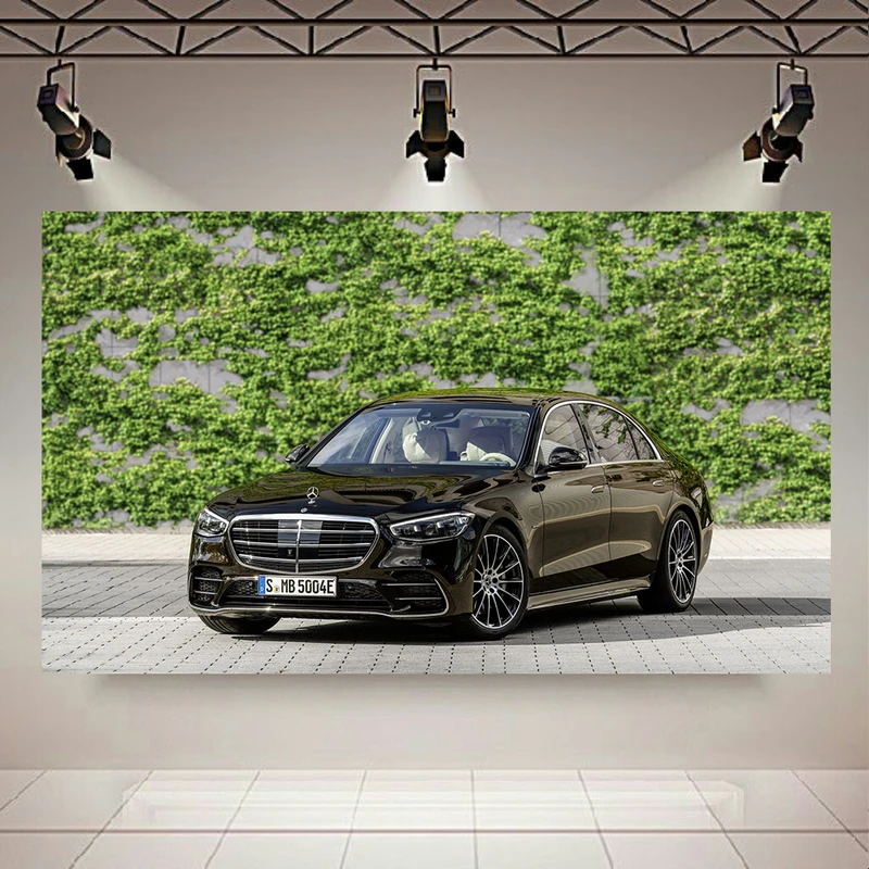 پوستر طرح ماشین مدل مرسدس بنز S-Class کد AR6600
