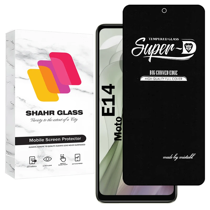 محافظ صفحه نمایش شهر گلس مدل SUPERDNSH مناسب برای گوشی موبایل موتورولا Moto E14