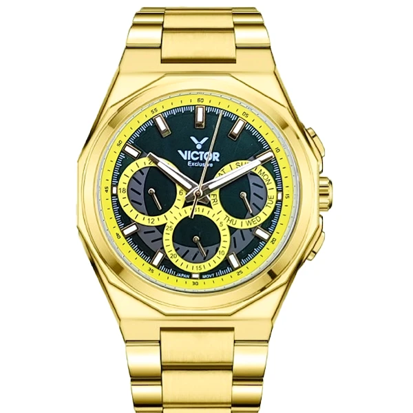 ساعت مچی عقربه‌ای کوارتز مردانه ویکتور مدل 5658M