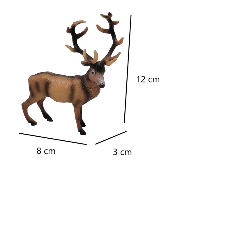 فیگور طرح حیوانات مدل گوزن کد 8563