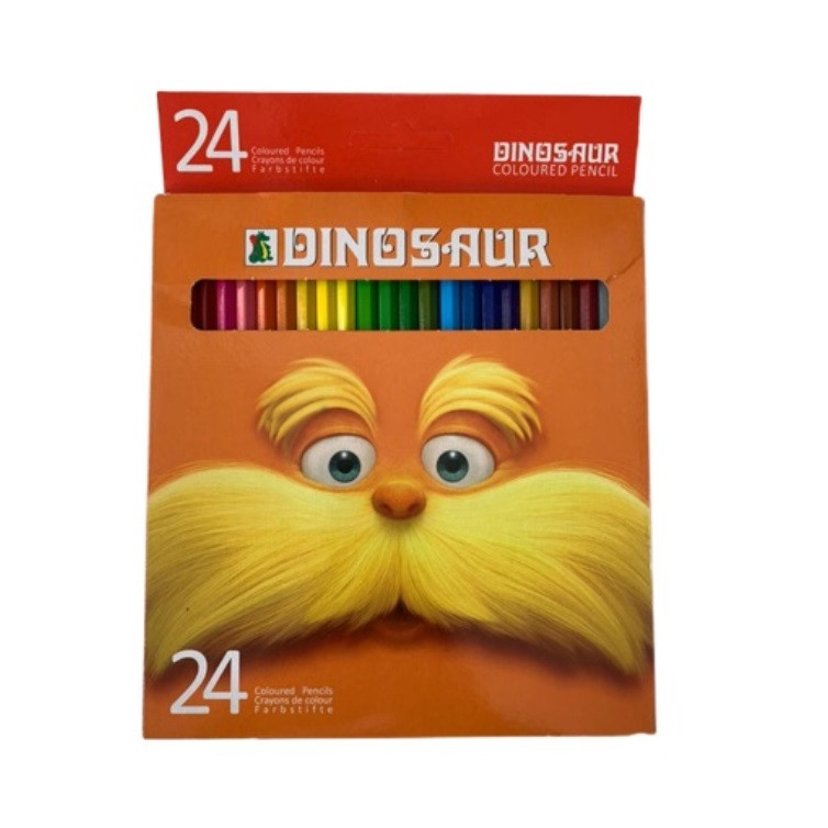 مداد رنگی 24 رنگ مدل دایناسور ایس کد 01