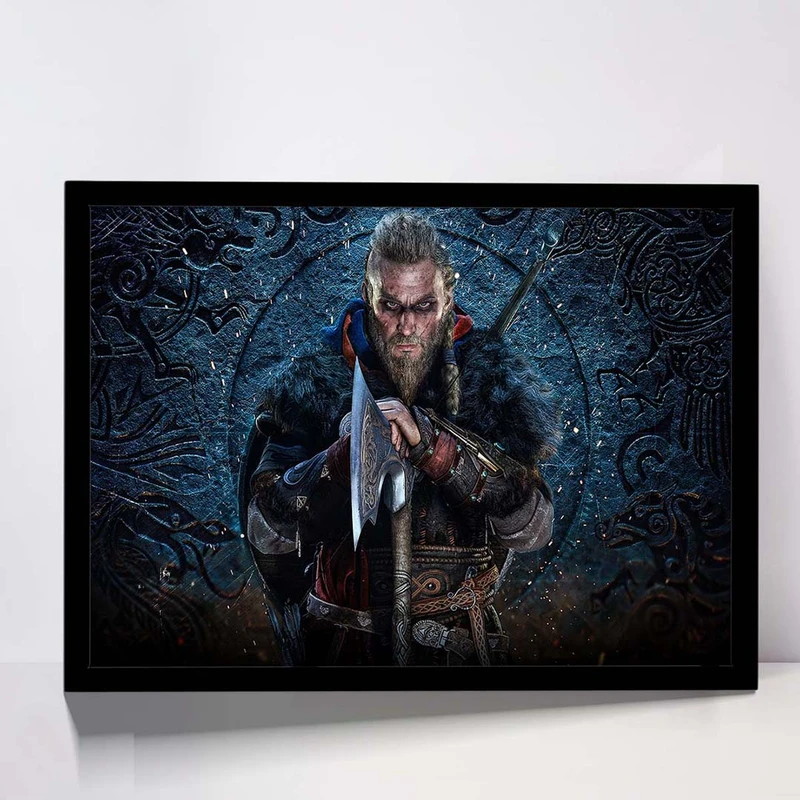تابلو مدل assassins creed valhalla game کد F-10039