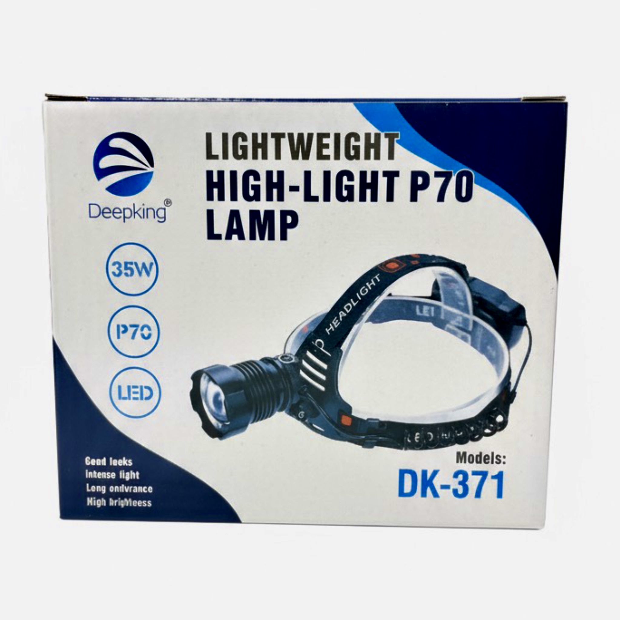 چراغ پیشانی دیپکینگ مدل DK-371 با نور مهتابی چراغ پیشانی دیپکینگ مدل DK-371 با نور مهتابی
