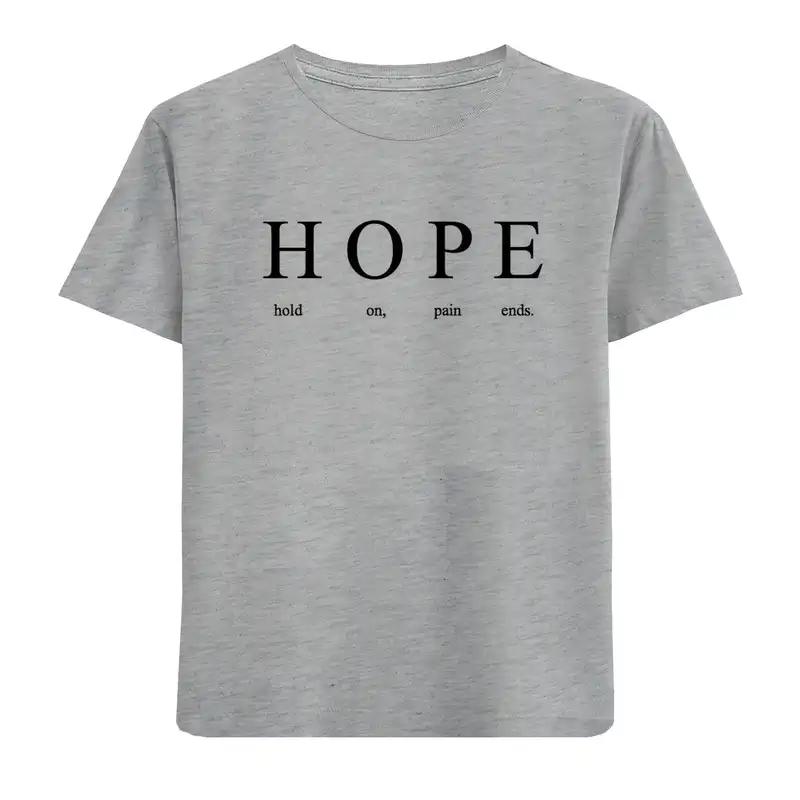 تی شرت آستین کوتاه پسرانه مدل N114 HOPE