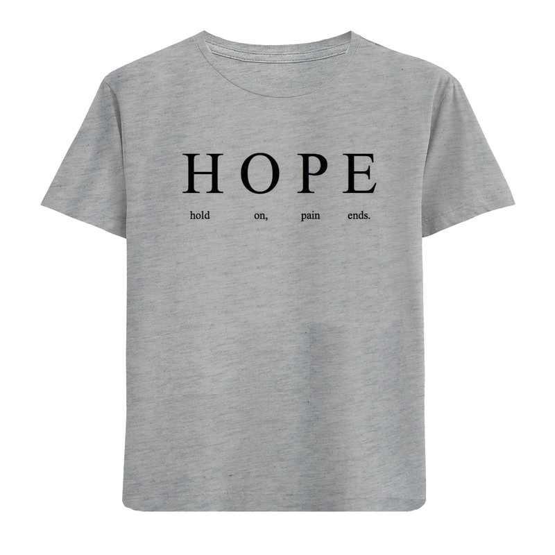 تی شرت آستین کوتاه پسرانه مدل N114 HOPE