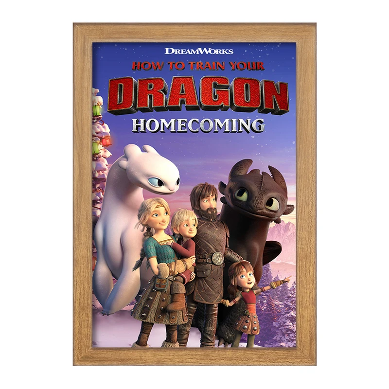 تابلو خندالو مدل اژدها سواران DreamWorks Dragons  کد 13749