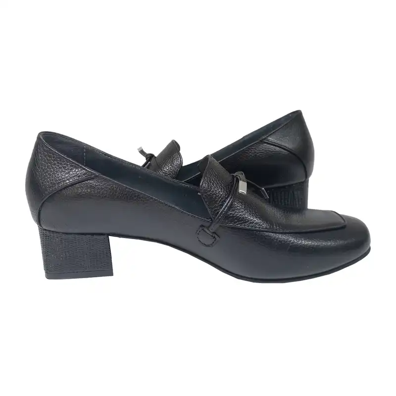 کفش زنانه سرزمین چرم کد 141792 رنگ مشکی