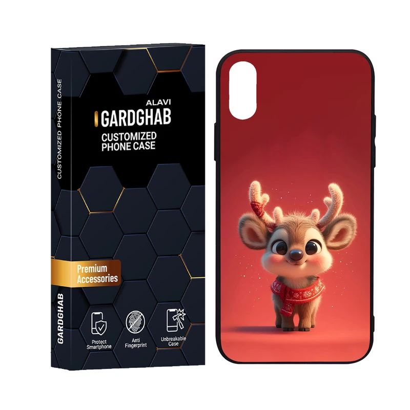 کاور گارد قاب علوی مدل دورژله کارتنی و انیمه  مناسب برای گوشی موبایل اپل iPhone X / XS