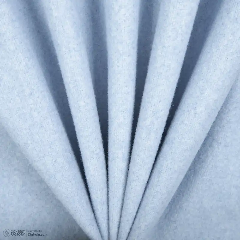 پالتو زنانه ژیار مدل دو جیب رنگ آبی