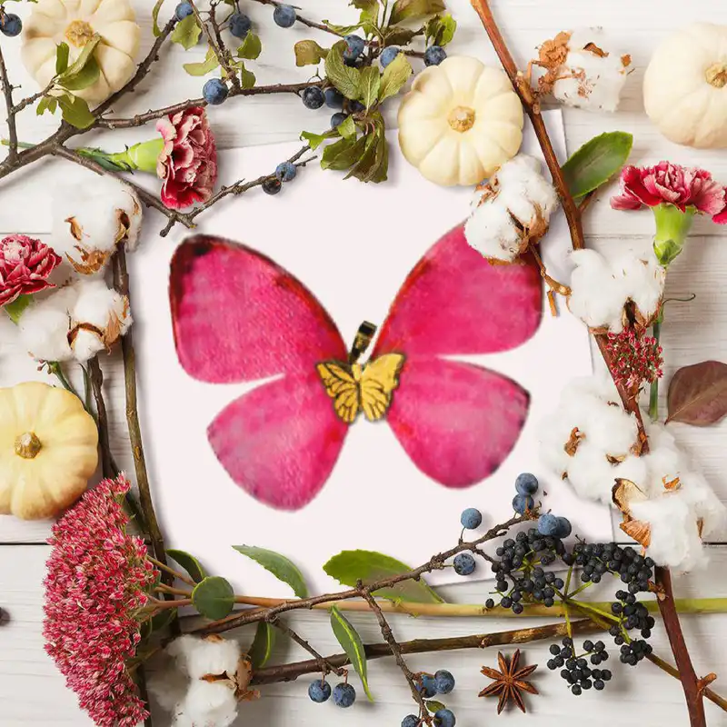 آویز گردنبند طلا 18 عیار زنانه مدل پروانه کد K012