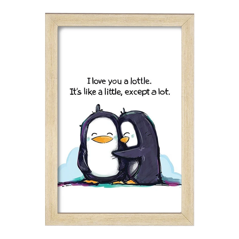 تابلو خندالو مدل پنگوئن  کد 5179