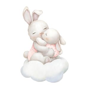 نقد و بررسی استیکر دیواری کودک مدل خرگوش مادر توسط خریداران