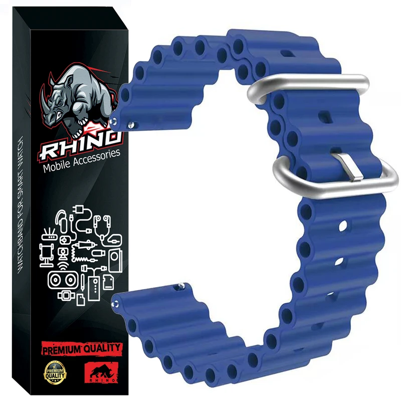 بند راینو مدل Ocean مناسب برای ساعت هوشمند ایمیکی SF1 / SF1E / ST2 / SE1