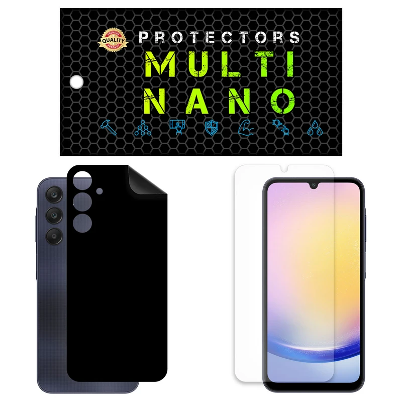 محافظ صفحه نمایش مولتی نانو مدل X-SFM مناسب برای گوشی موبایل سامسونگ Galaxy A25 به همراه برچسب پوششی 