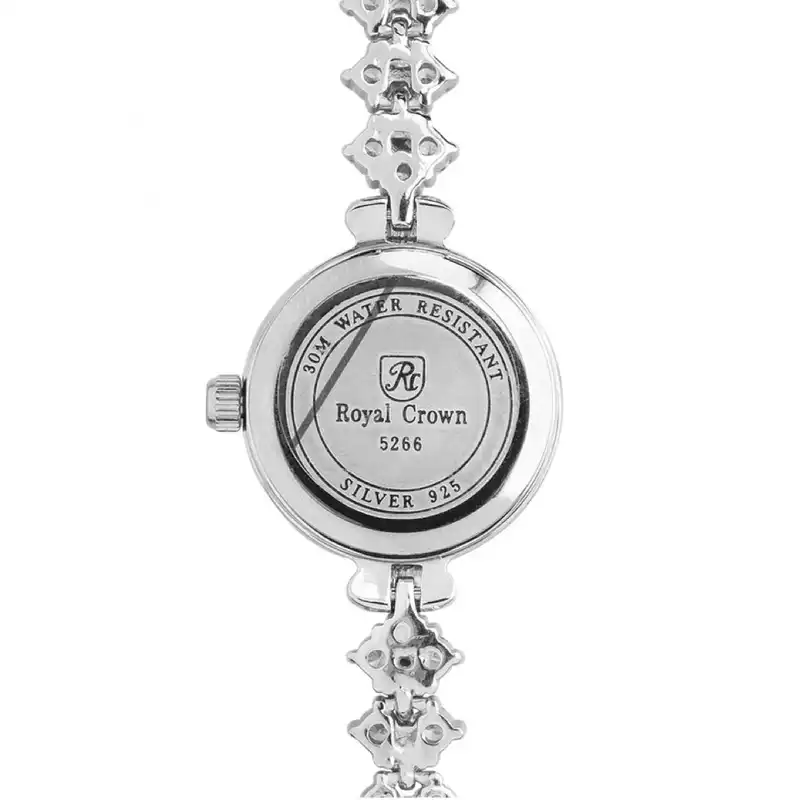 ساعت مچی عقربه ای نقره زنانه رویال کرون کد NG85266