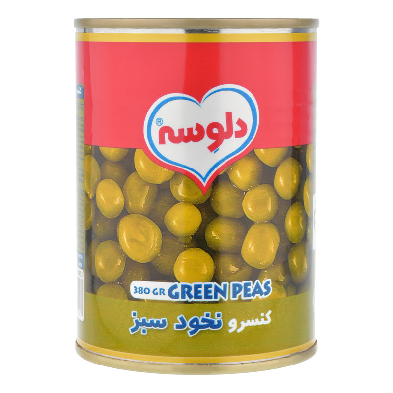 کنسرو نخود سبز دلوسه - 380 گرم