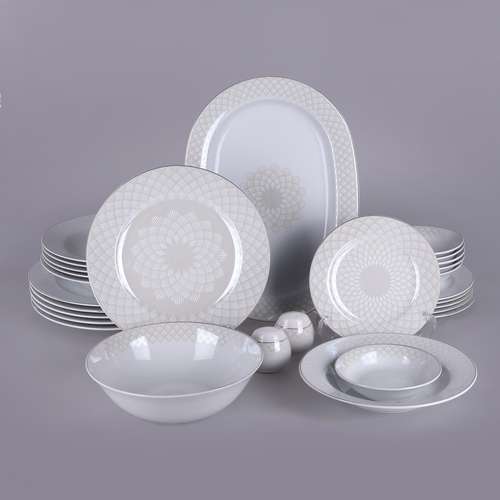 سرویس غذاخوری 28 پارچه 6 نفره مقصود مدل هیشا