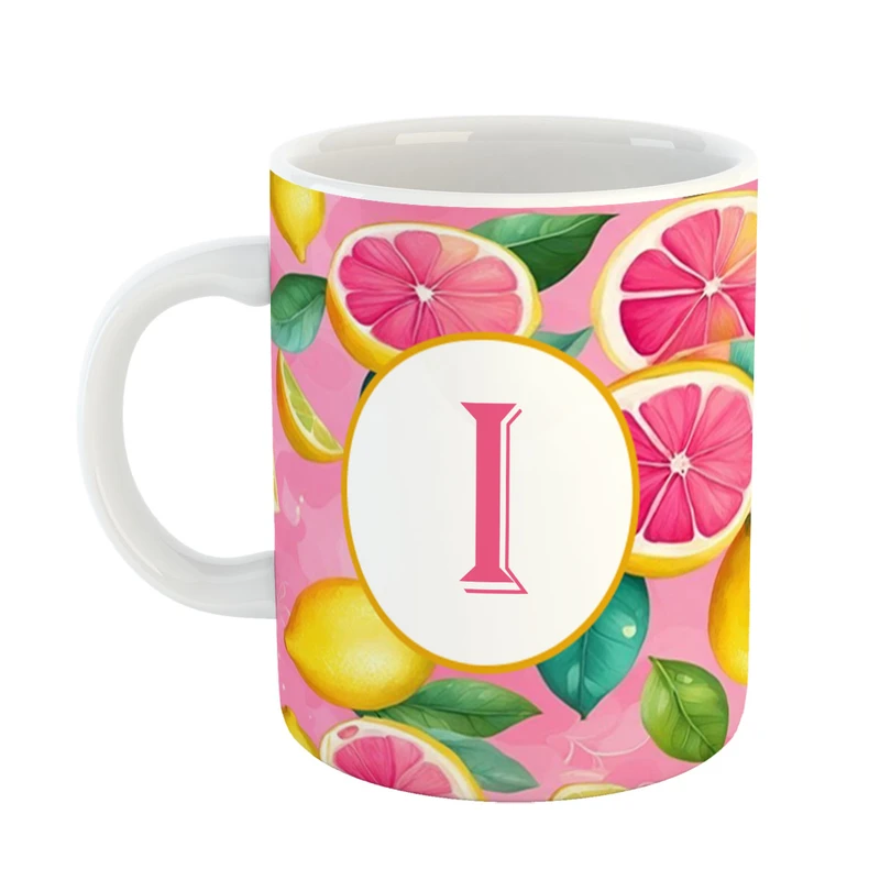 ماگ پادآفرین مدل میوه طرح حرف I کد 41