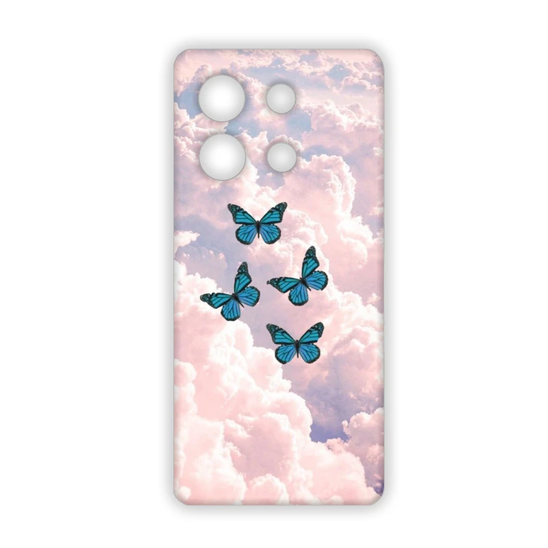 کاور مدل پروانه کد 077 مناسب برای گوشی موبایل شیائومی poco X6 pro 