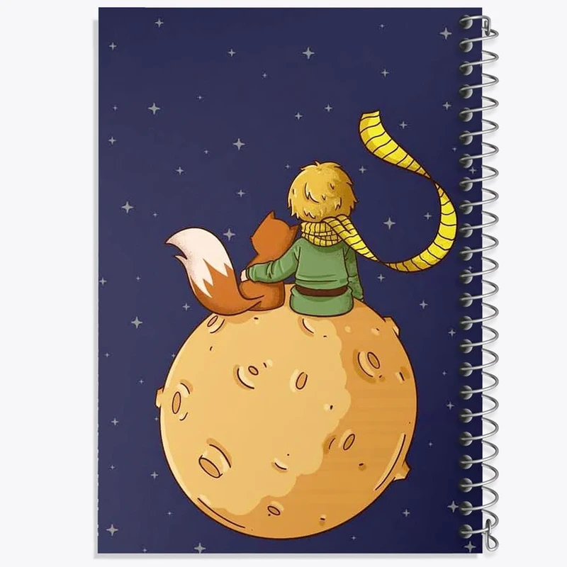 دفتر مشق 50 برگ خندالو مدل شازده کوچولو کد 1830