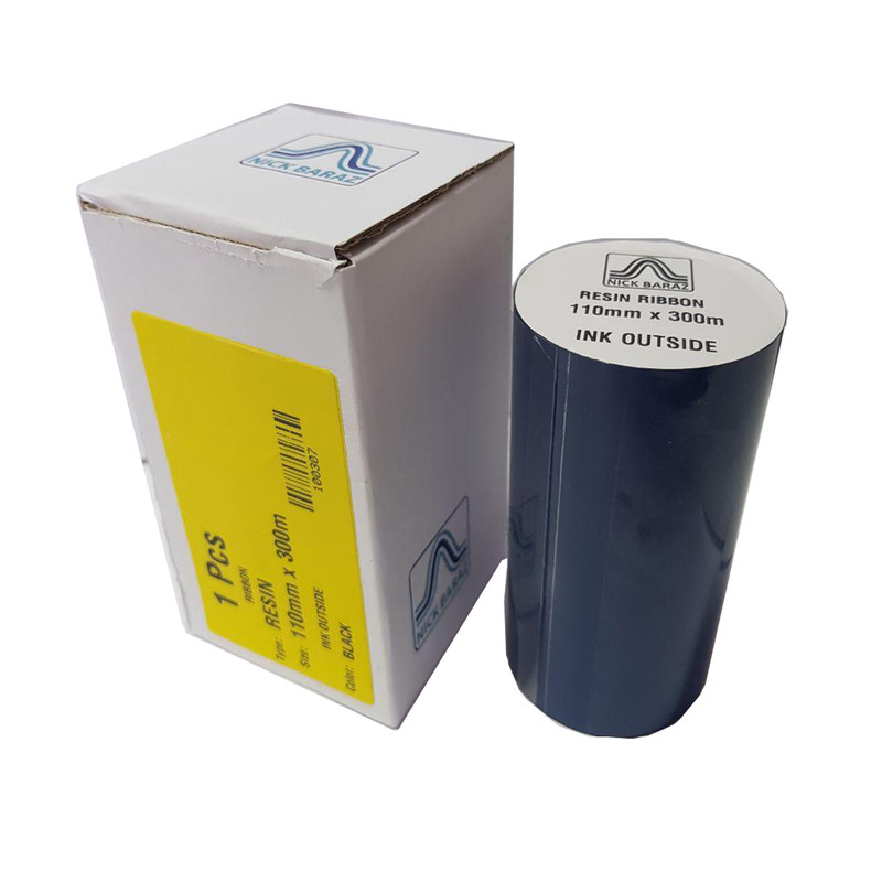 ریبون پرینتر لیبل زن نیک براز مدل RESIN 110mm x 300m