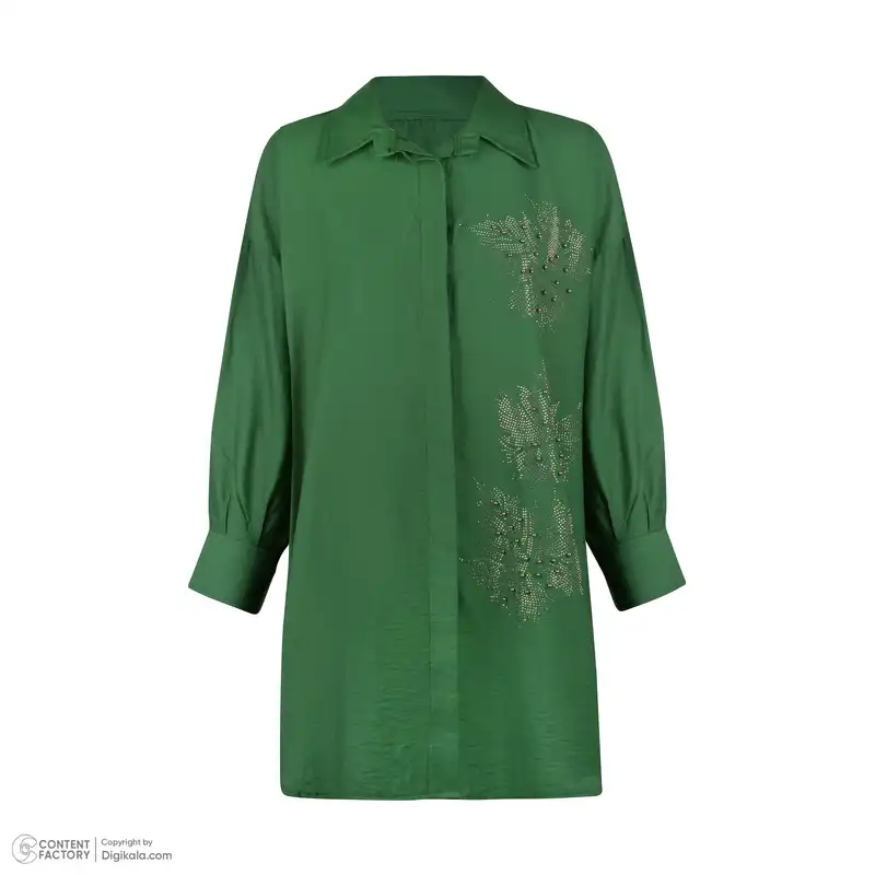 مانتو زنانه مدل برگ های پاییزی 1