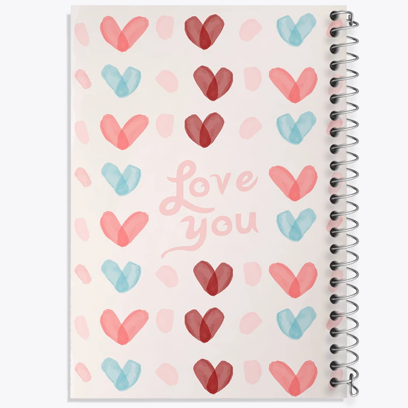 دفتر نقاشی 50 برگ خندالو طرح Love You کد N1307