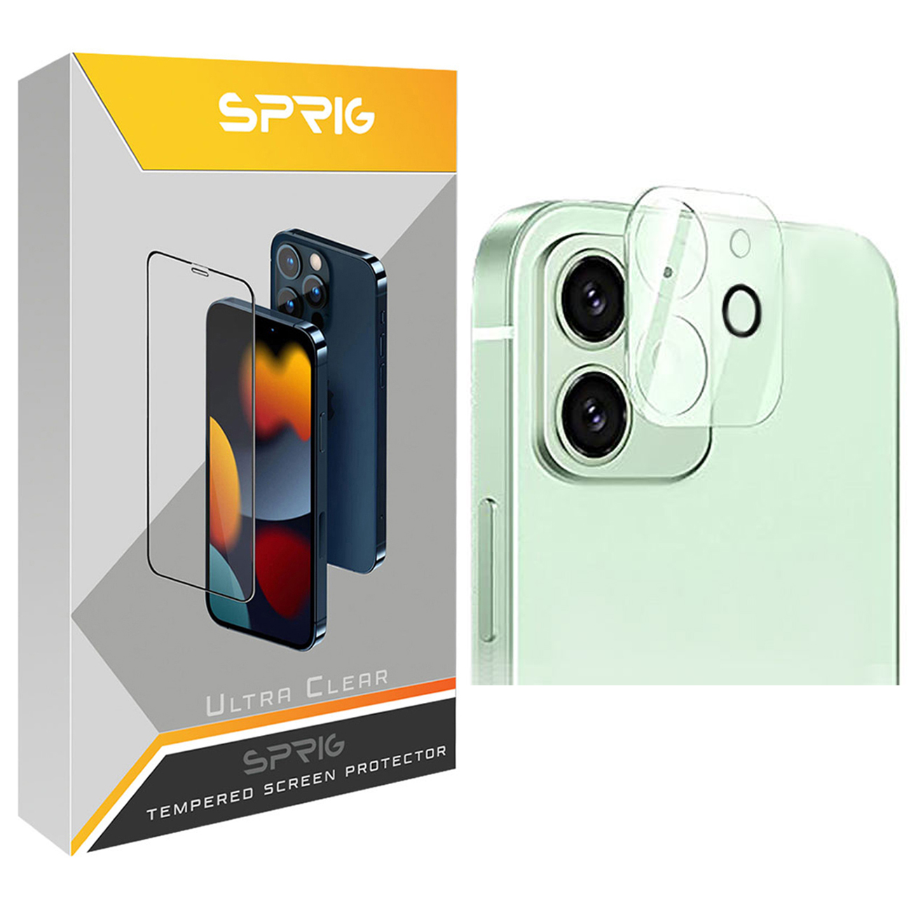 محافظ لنز دوربین اسپریگ مدل SH-SPG مناسب برای گوشی موبایل اپل iPhone 12
