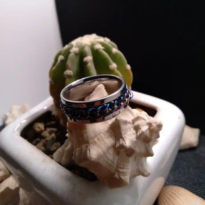 انگشتر مردانه مدل زنجیری