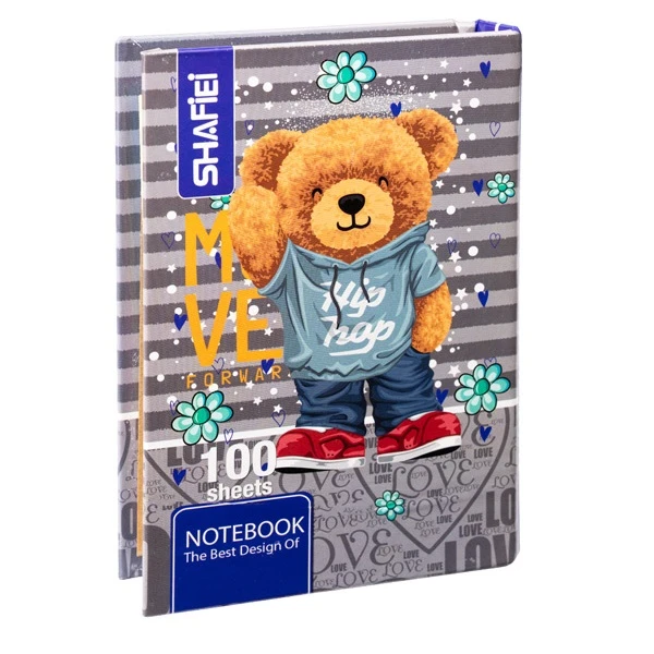 دفترچه کلاسوری 100 برگ شفیعی مدل بیدار