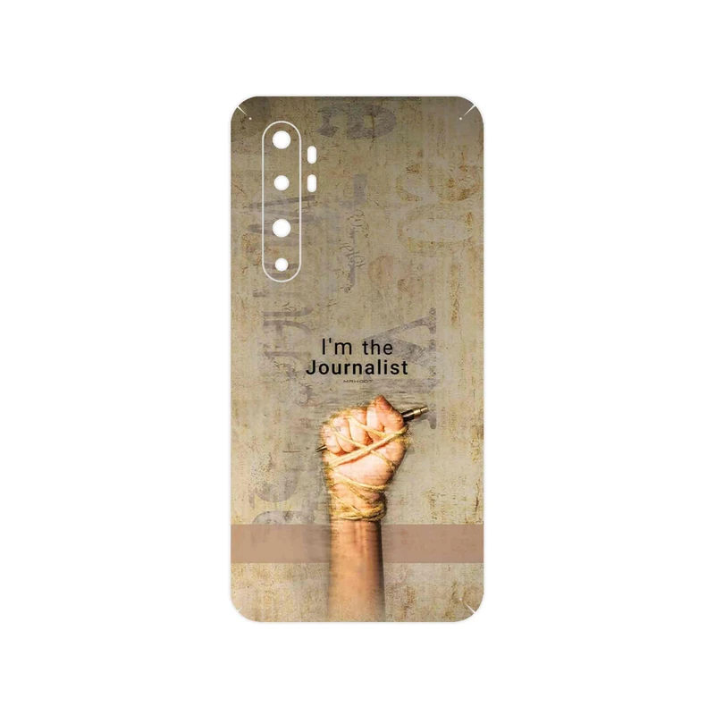 برچسب پوششی ماهوت مدل Journalist مناسب برای گوشی موبایل شیائومی Mi Note 10 Lite