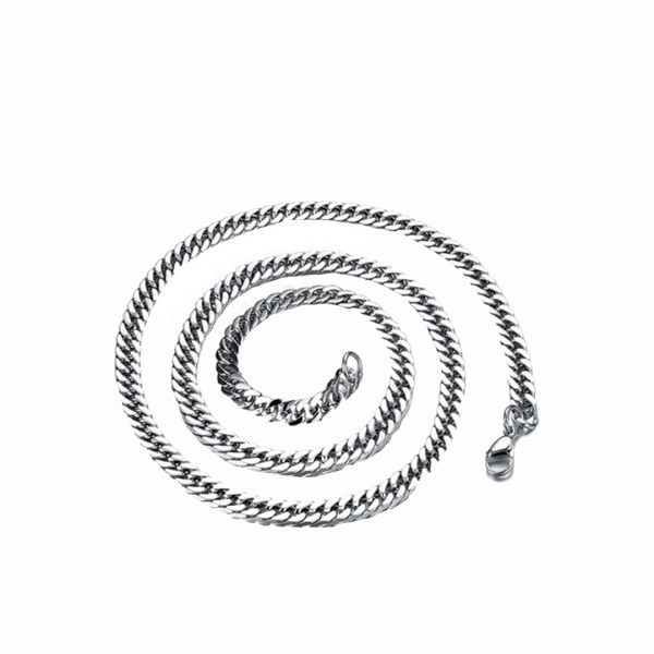 زنجیر مردانه مدل دوبل استیل زنجیر مردانه مدل دوبل استیل