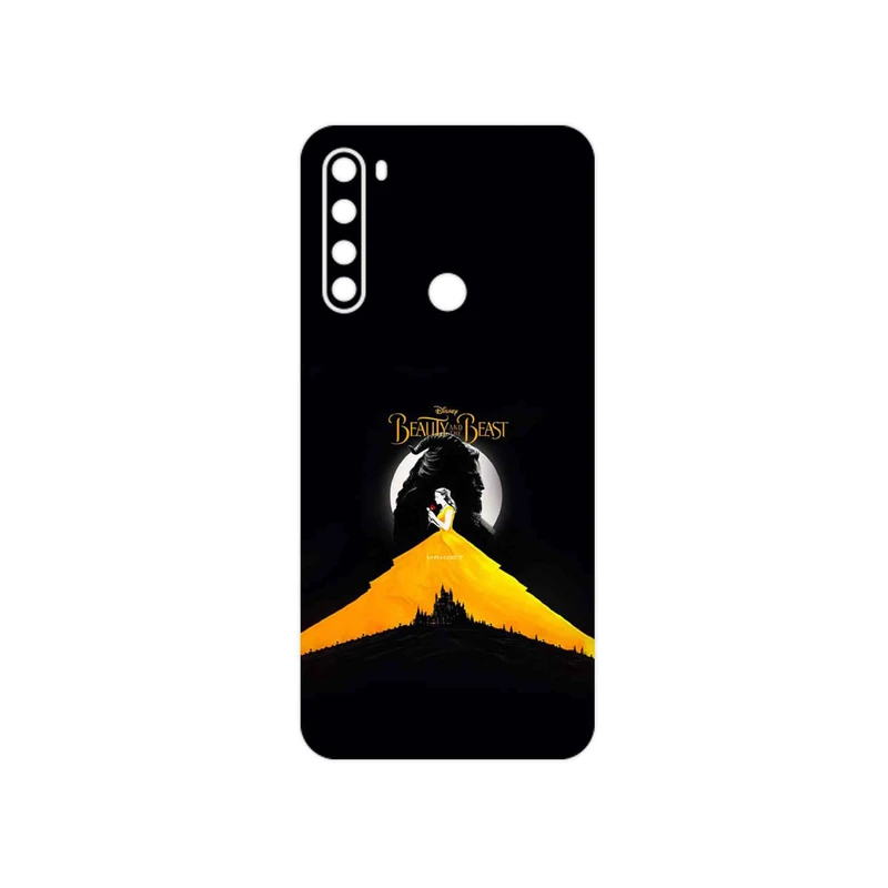 برچسب پوششی ماهوت مدل Beauty and the Beast مناسب برای گوشی موبایل شیائومی Redmi Note 8 2021