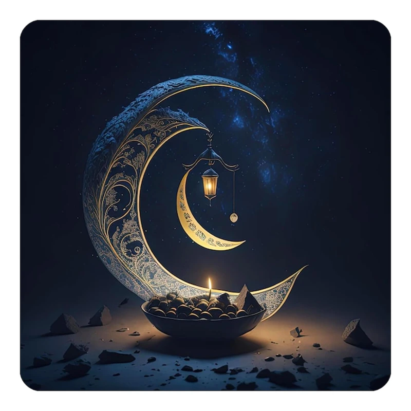 مگنت کاکتی طرح ماه و ستاره مدل mp51109