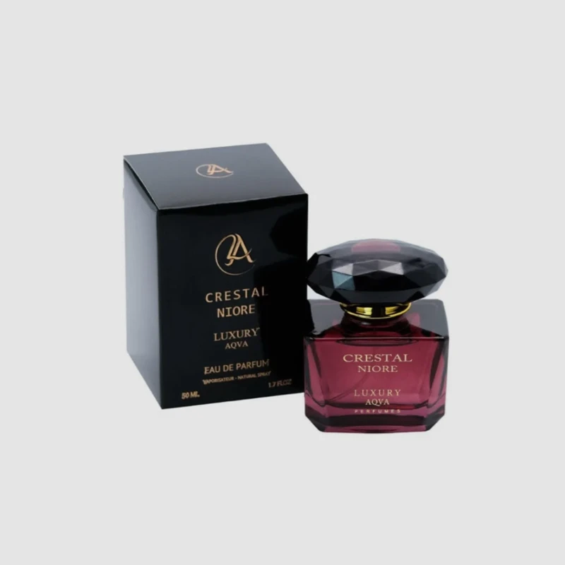 ادوپرفیوم زنانه لاکچری آکوا مدل Crestal niore با رایحه گرم حجم 60 میلی‌لیتر