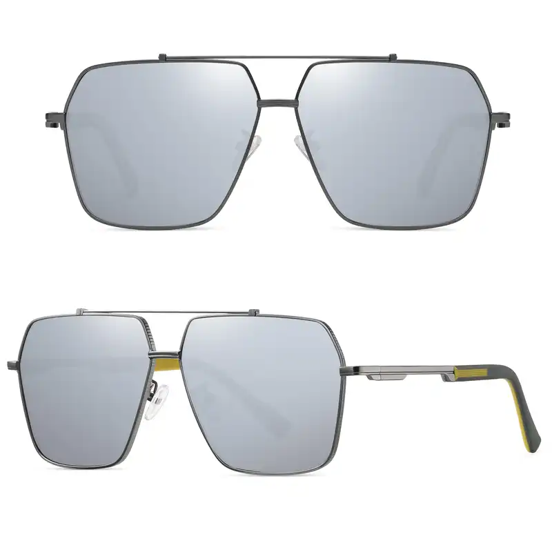 عینک آفتابی مردانه آلبرت وگ مدل JS8551C22-P08 Polarized Mirror Metal