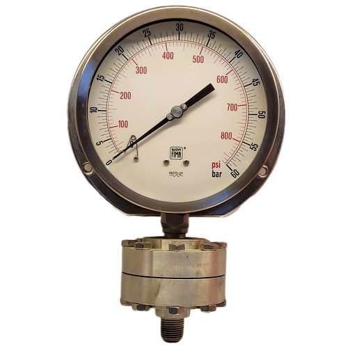 گیج فشار نووا فیما مدل 60bar-16cm-diaphragm
