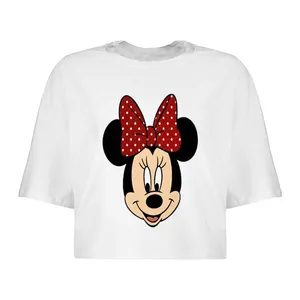 کراپ‌تاپ آستین کوتاه زنانه مدل میکی موس کد L91 S