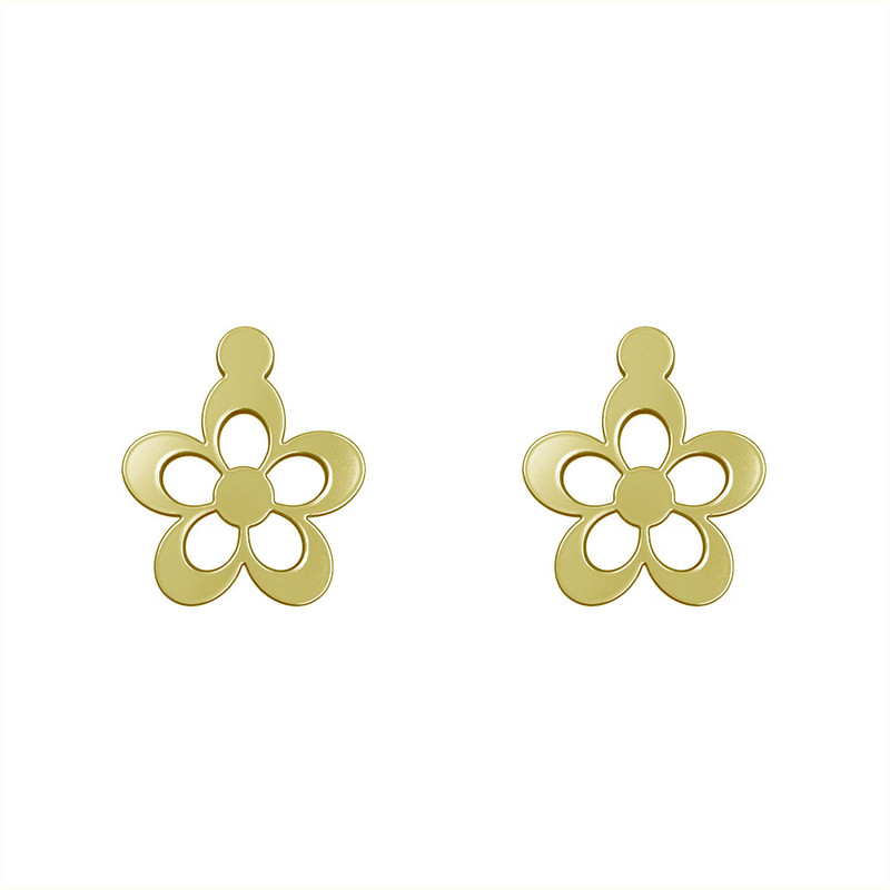 گوشواره طلا 18 عیار زنانه مدوپد مدل گل کد GA1-10900 گوشواره طلا 18 عیار زنانه مدوپد مدل گل کد GA1-10900