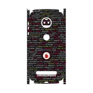 MAHOOT Programming 1-FullSkin Cover Sticker for Motorola Moto Z2 Force