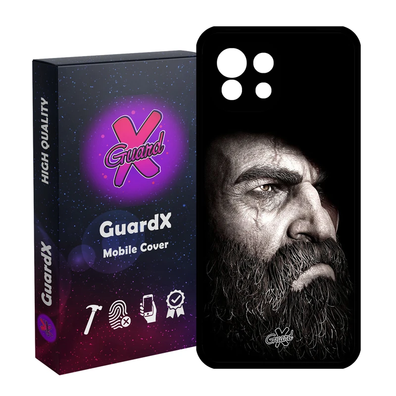 کاور گارد ایکس طرح God of War مدل Glass10100 مناسب برای گوشی موبایل شیائومی Mi 11 Lite