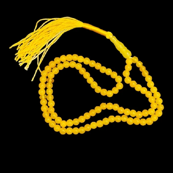 تسبیح نقره جات بافندگان مدل سنگ عقیق شرف الشمس کد 3500