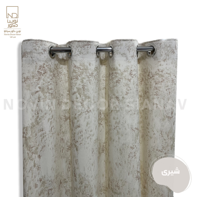 پرده نوین دکور سیاناو مدل مخمل پتینه سزار 1 _ 28 سایز 280x140 سانتی‌متر