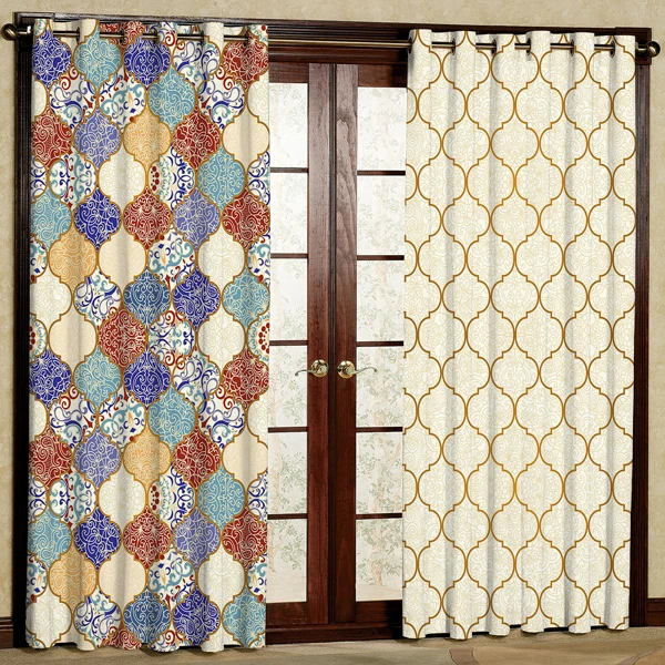 پرده پانچی کد 5621 سایز 280x140 سانتی متر