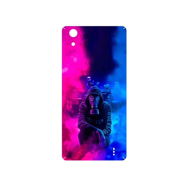 برچسب پوششی ماهوت مدل Smoke Rainbow Digital Art 2 مناسب برای گوشی موبایل جی ال ایکس Maad