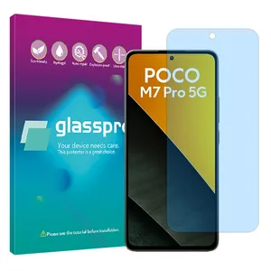Glass Pro Eye Care model anti-blue ray screen protector suitable for Xiaomi Poco M7 Pro 5G mobile phone