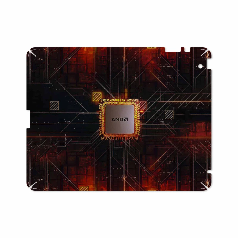 برچسب پوششی ماهوت مدل AMD Brand مناسب برای تبلت اپل iPad 2 2011 A1397